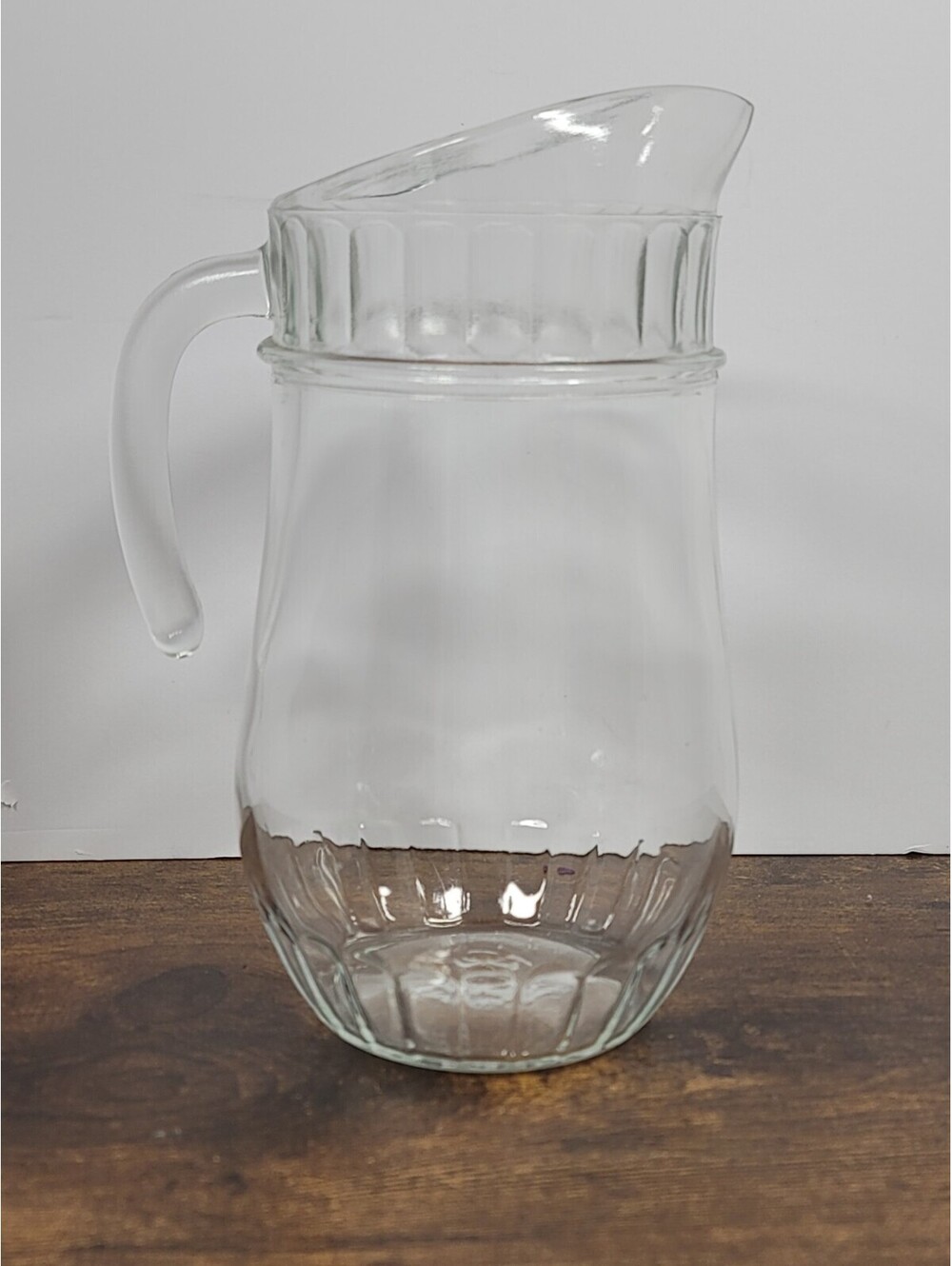 Vintage 8.5 inch Glass Pitcher
